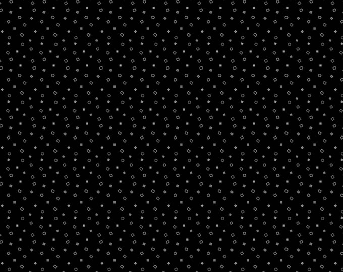 Century Black on Black Confetti Fabric // Andover CS-935-K by the Half Yard