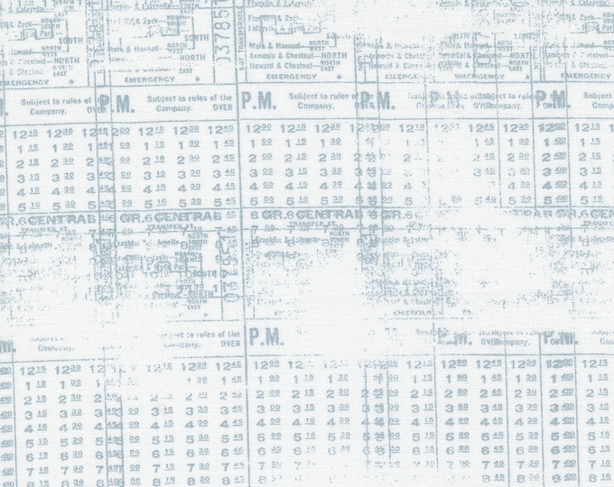 Modern Background Even More Stamps Background Blender Text Geometric Fabric // Moda Fabrics 1763 12 by the Half Yard