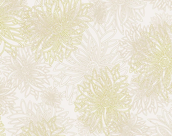 AGF Floral Elements Fabric // AGF FE 533 Winter Wheat by the Half Yard