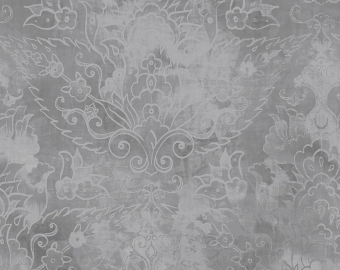 Fantasy Flights Grey Blender Fabric // Marcus R4704-GRAY by the Half Yard