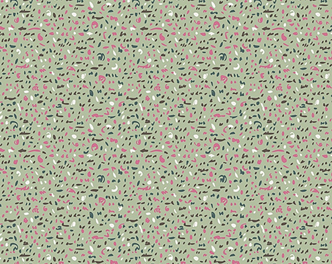 AGF Sketchbook Speckled Jade Fabric // Sharon Holland // Art Gallery Fabrics SBK-37206 by the Half Yard