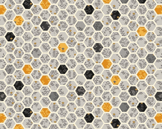 Bloomin' Poppies Honeycomb Texture Fabric // Henry Glass 2741-11 by the Half Yard