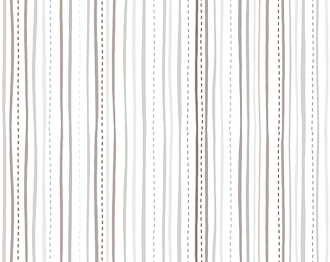 Sweet Caroline Stitched Stripe Fabric // Quilting Treasures by the Half Yard