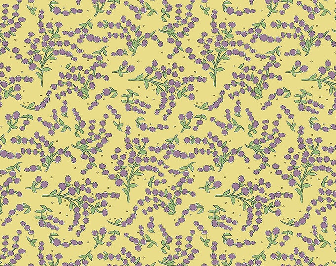 Laura Heine Color Fusion Alyssum Fabric for FreeSpirit PWLH019.YELLOW by the Half Yard