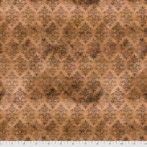 Tim Holtz Regions Beyond Spellbound Fabric // FreeSpirit PWTH148.ORANGE by the Half Yard