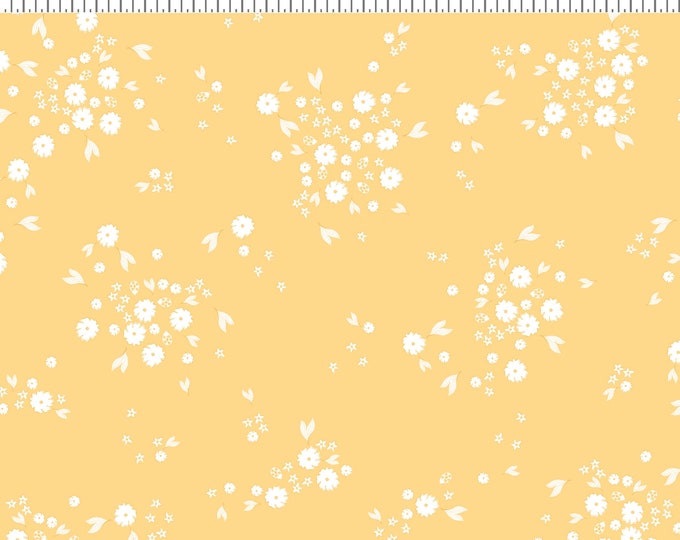 Ladybug Mania Small Floral Fabric // Clothworks Y3176-67 by the HALF YARD