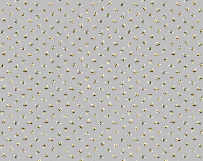Scented Garden Tossed Bees Fabric // Northcott 23973-94 by the Half Yard