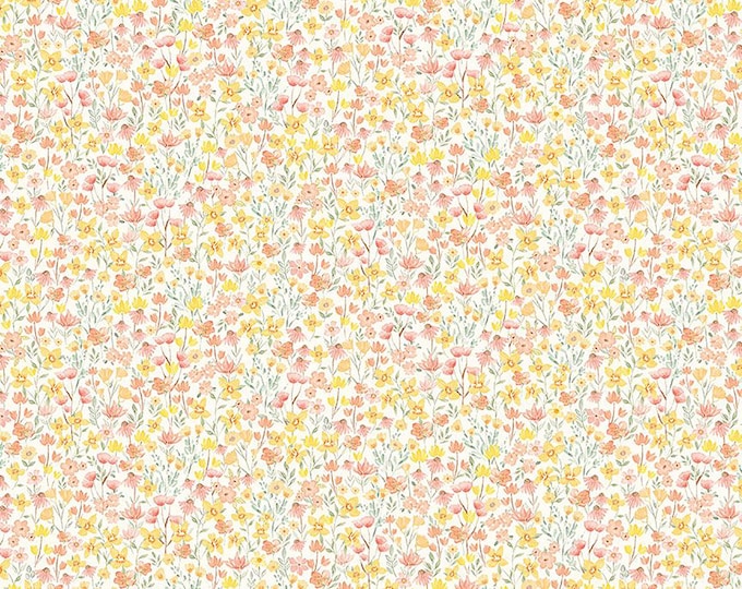 Fleur Ditsy Floral Fabric // Timeless Treasures FLEUR-CD3051 by the Half Yard