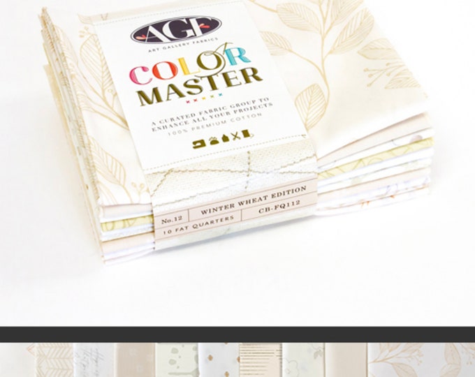 AGF Winter Wheat Color Masters Fat Quarter Bundle // Art Gallery Fabrics CB-FQ112
