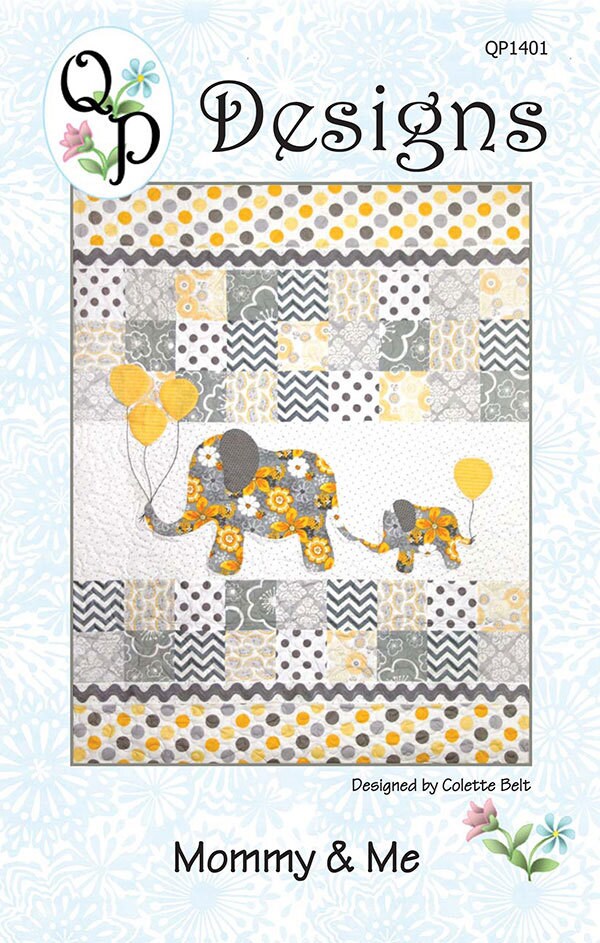 Mommy & Me Elephant Quilt Pattern by QP Designs QP1401 Etsy