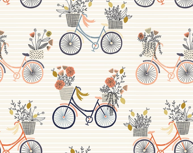 Summer in the Cotswolds Evening Ride Paradise Metallic Fabric // RJR Studios JM200-PA1M by the Half Yard