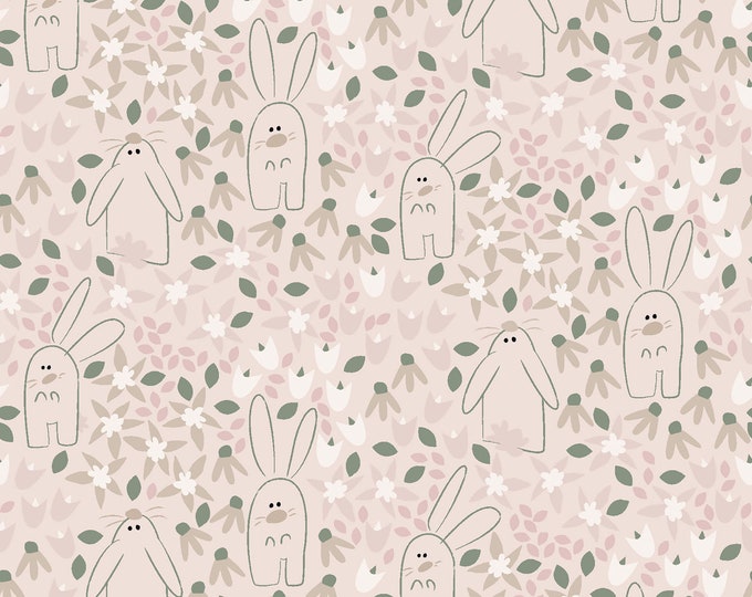 Hunny Bunny Packed Floral Fabric // Clothworks Y3720-132 by the HALF Yard