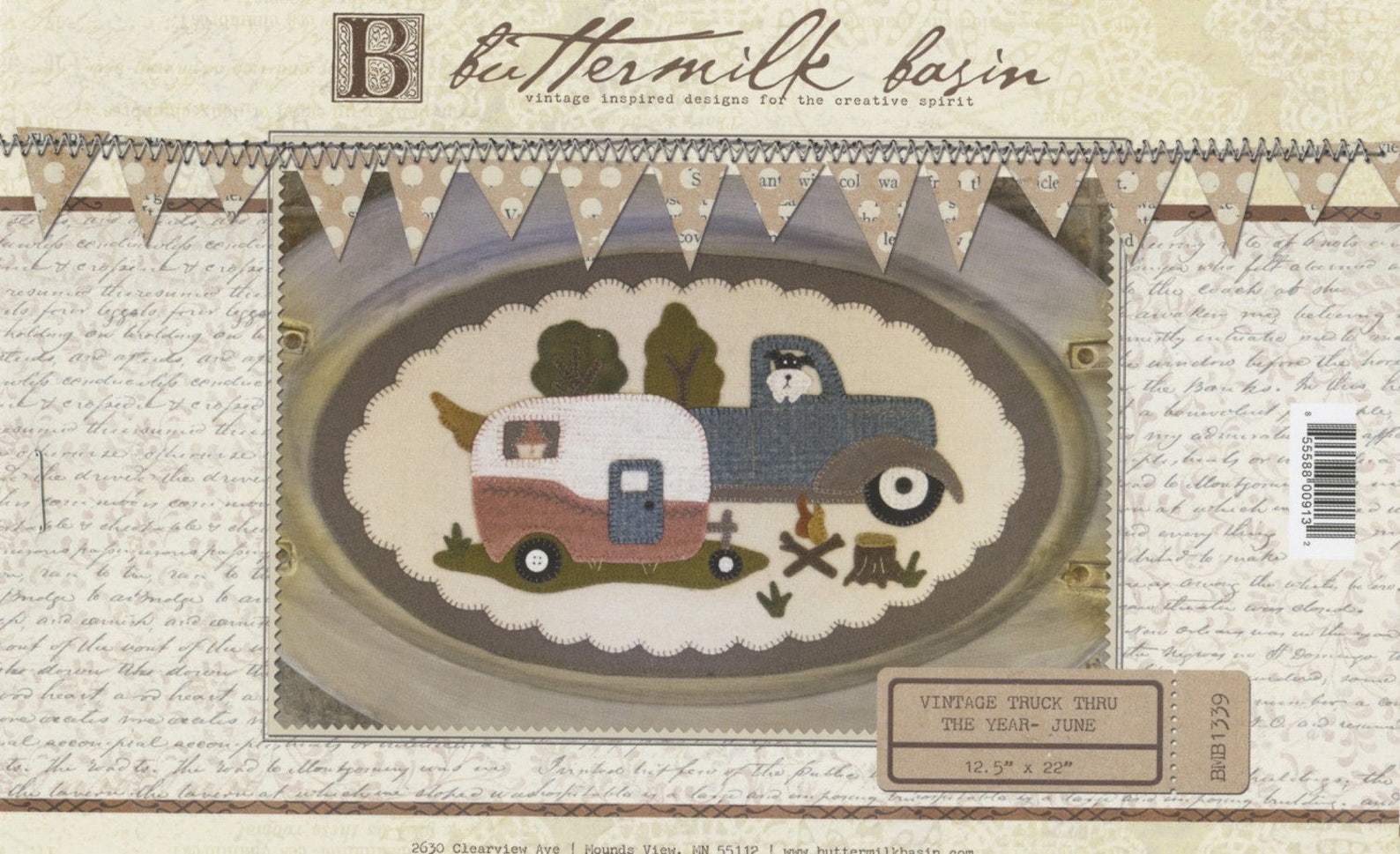 Buttermilk Basin Vintage Truck Patterns Thru the Year BMB 1327 Etsy