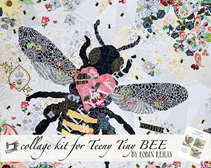 Collage Quilt Kit Teeny Tiny BEE // for Laura Heine's Collage Pattern FBWTT6