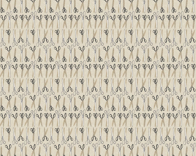 Material Girls Scissors Fabric // Northcott by the Half Yard
