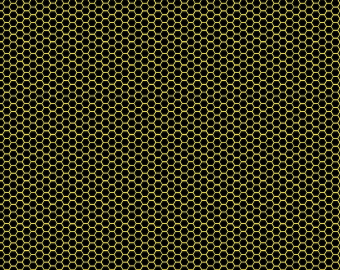 Buzzworthy Honeycomb Metallic Fabric // Kanvas Studio 9969M-12 by the Half Yard
