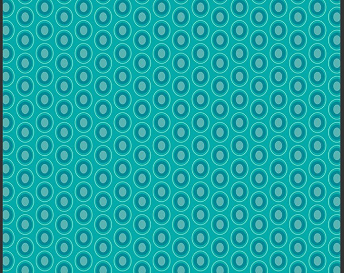 AGF Oval Elements Blue Lagoon Fabric // Art Gallery OE-918 by the Half Yard