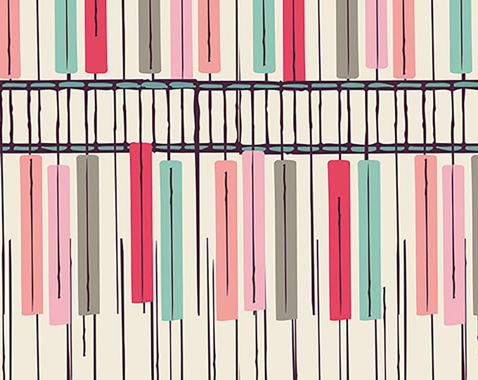 AGF Heart Melodies The Key of Hue Fabric // Art Gallery HME-80407 by the Half Yard