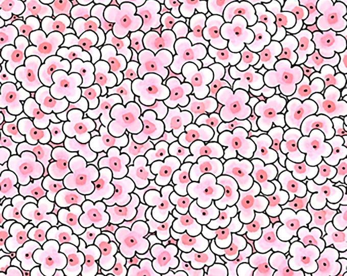 Mika Floral Cluster Fabric // Quilting Treasures 27818-P by the HALF YARD