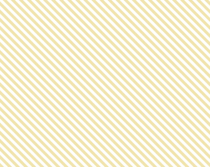 Pink Lemonade Bias Stripe Fabric // Camelot Fabrics 3240106 2 by the HALF YARD