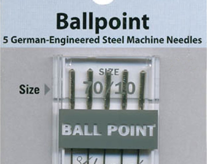 Klassé Ballpoint 70/10 Sewing Machine Needles A5 101 70 Pack of 5 Needles by Tacony