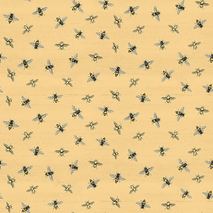 Bee&#39;s Life Honey Bee Fabric // Riley Blake Designs C10103 by the HALF YARD