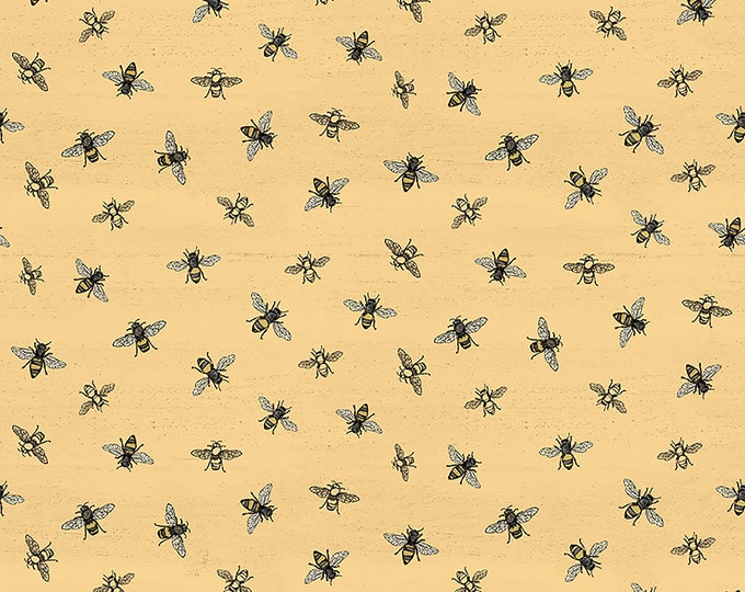 Bee's Life Honey Bee Fabric // Riley Blake Designs C10103 by the HALF YARD