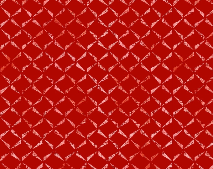 Prose Delicate Crosshatch Fabric // Maywood Studio MAS9657-R by the Half Yard