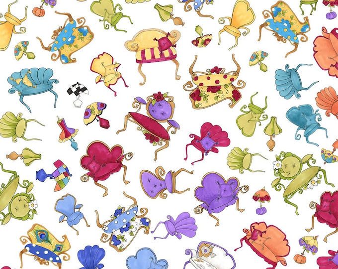 Sitting Pretty Furniture Fancy Fabric by Loralie Designs 692-358 by the Half Yard