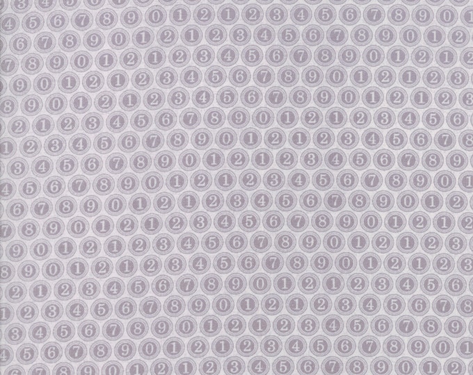 Compositions Type Keys Fabric // BasicGrey // Moda Fabrics 30454 16 Fog by the HALF YARD