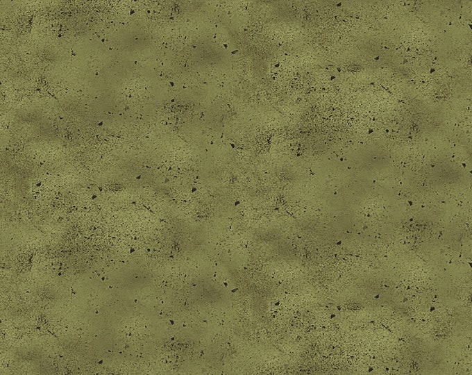 Happy Day Farm Texture Fabric // Clothworks Y3567-25 Dark Olive by the Half Yard