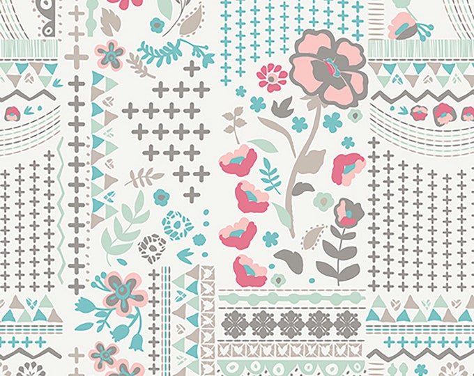 AGF Vintage Chic Capsules Wonderlust Field Fabric // Art Gallery CAP-VC-5004 by the Half Yard