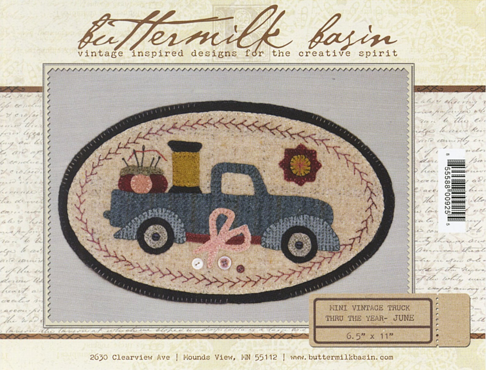 Buttermilk Basin MINI Vintage Truck Patterns Thru the Year Etsy