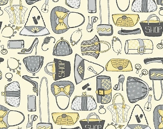 Girls Night Out Accessories Fabric // Windham 43074-1 by the Half Yard