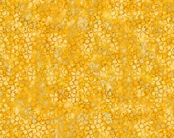 The Sunshine Collection Ironwork Fabric // In The Beginning 8SS-1 Yellow by the Half Yard