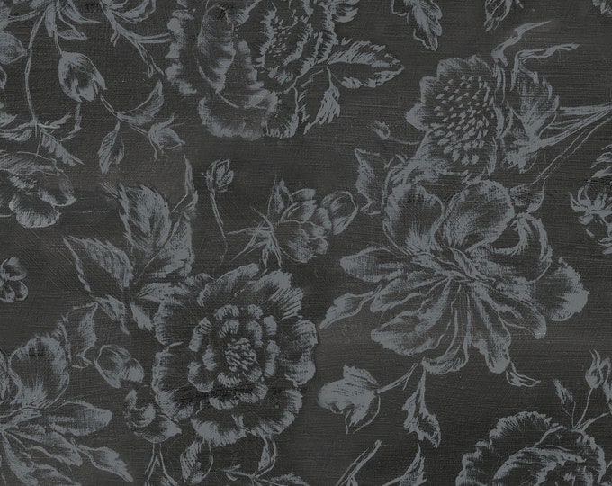 French Couture Parisian Floral Fabric // David Textiles by the HALF YARD