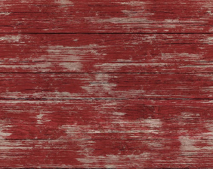 Spring Barn Quilts Barnwood Fabric // Riley Blake Designs C14334 Red by the HALF YARD