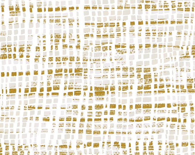 Shiny Objects Glitz and Glamour Silk Scarf Metallic Fabric // RJR Studios Pearl RJ2804-PE7M by Half Yard