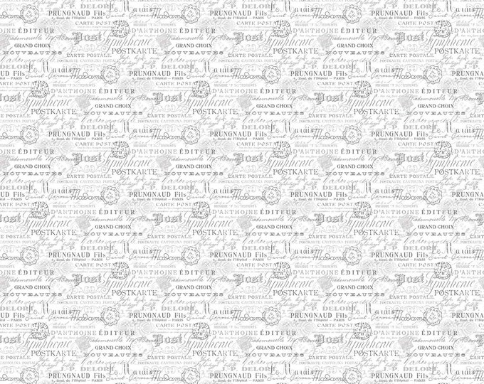 Scented Garden Script Fabric // Northcott 23974-10 by the Half Yard
