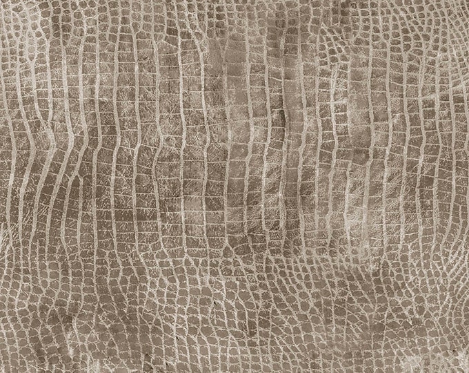 Tim Holtz Worn Croc Fabric // FreeSpirit PWTH020.PEBBLE by the Half Yard