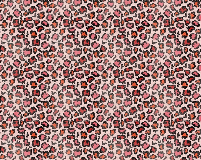 Flamingo Christmas Animal Print Fabric // Paintbrush Studio 120-21435 by the Half Yard
