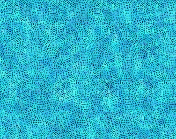 The Sunshine Collection Dots Fabric // In The Beginning 10SS-2 Aqua by the Half Yard