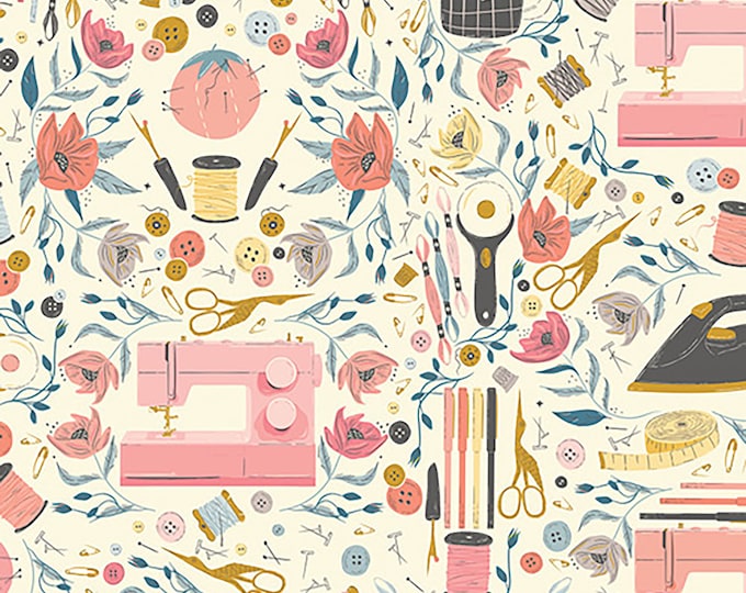 Sew Obsessed Sew Essentials Fabric // AGF SEW24900 by the Half Yard