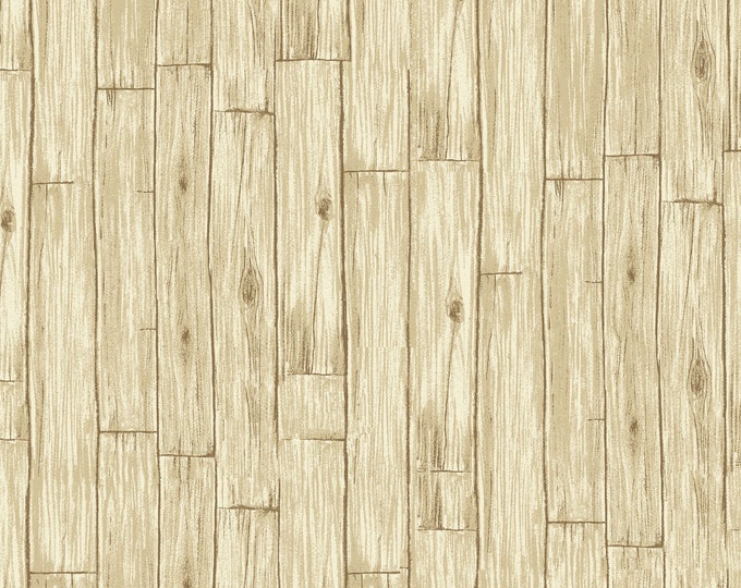Farmer's Market Barn Wood Fabric // Studio E by the Half Yard