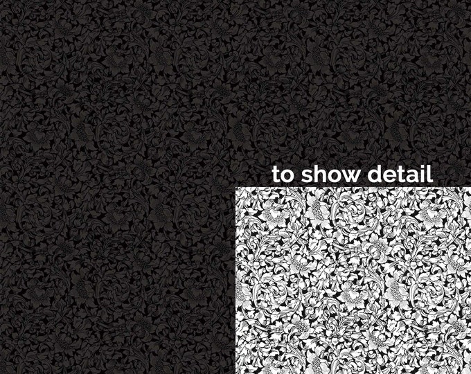 Covent Garden Filigree Fabric // Northcott 23812-99 by the HALF YARD