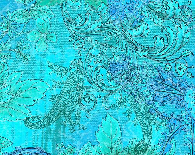 Maison Tableau Paisley Fabric // RJR Studios JB700-LB2 by the Half Yard