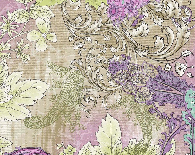 Maison Tableau Paisley Fabric // RJR Studios JB700-TL5 by the Half Yard ...