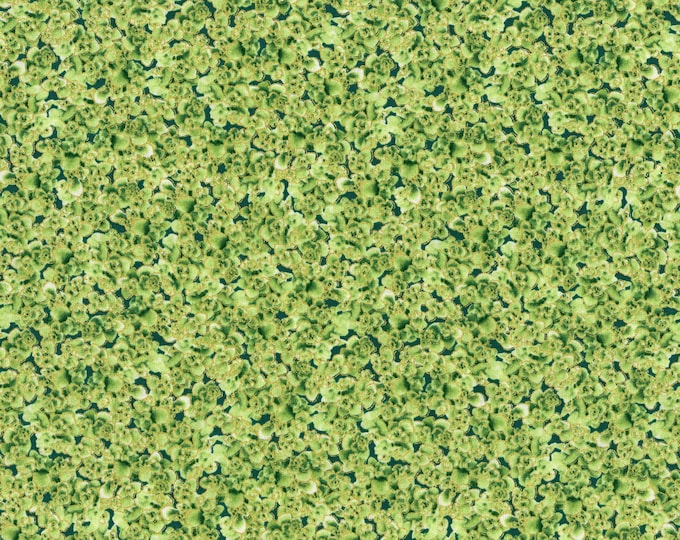 Oasis Fresh Florets Aloe Fabric // RJR Studios by the Half Yard