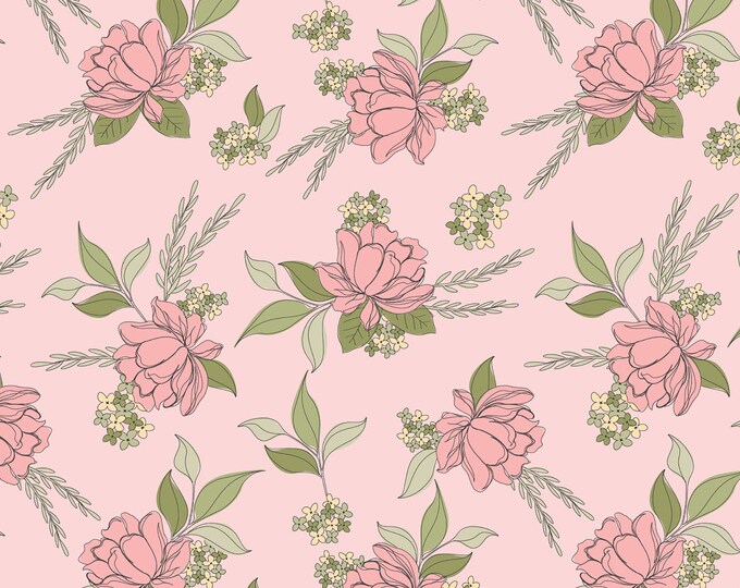 Country Roads Shenandoa Floral Fabric // Poppie Cotton CR20160 by the Half Yard