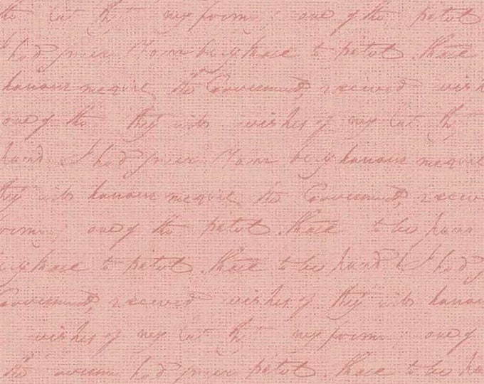 Petal Bouquet Script Text Fabric // P&B Textiles 04965 P by the HALF YARD